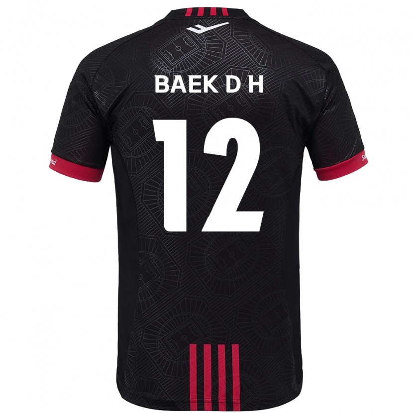 Danxen Niño Camiseta Baek Do-Hye #12 Blanco Negro 1ª Equipación 2025/26 La Camisa México