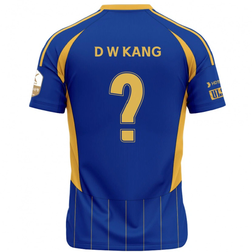Danxen Niño Camiseta Dong-Woo Kang #0 Blanco Azul Celeste 1ª Equipación 2025/26 La Camisa México