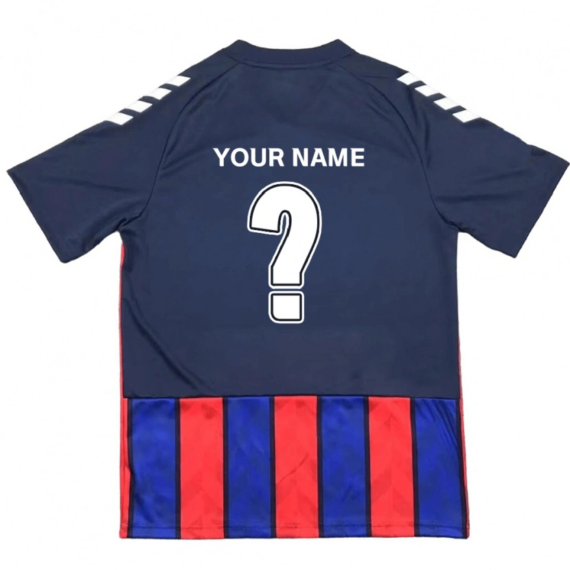 Danxen Niño Camiseta Su Nombre #0 Blanquecino Rojo 1ª Equipación 2025/26 La Camisa México
