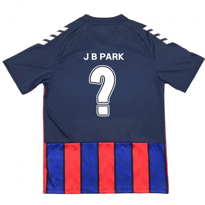 Danxen Niño Camiseta Bae-Jong Park #0 Blanquecino Rojo 1ª Equipación 2025/26 La Camisa México