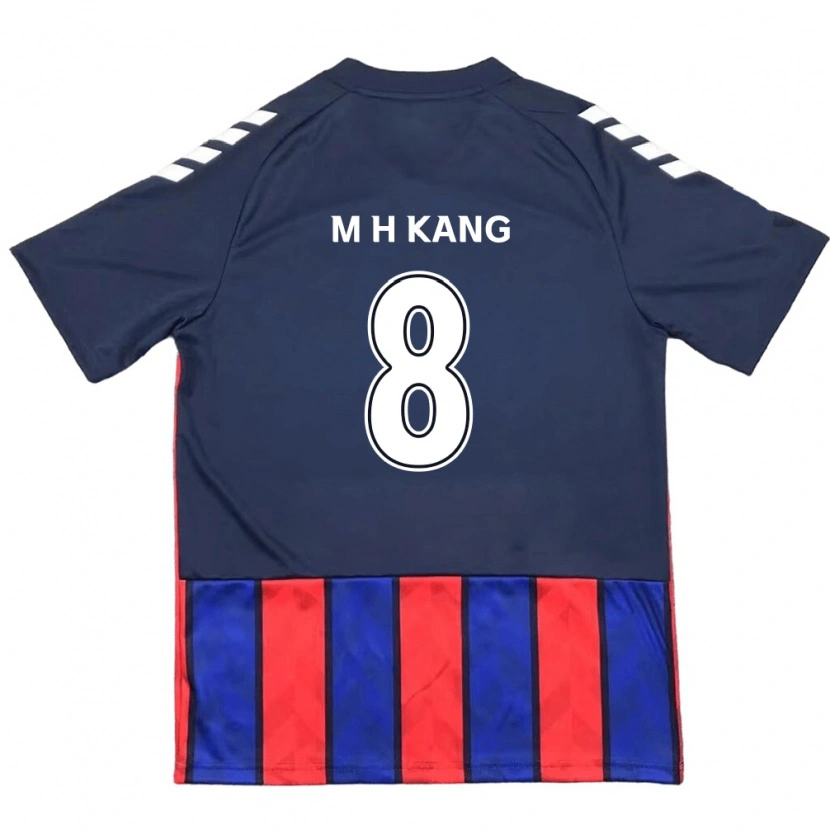 Danxen Niño Camiseta Ho-Min Kang #8 Blanquecino Rojo 1ª Equipación 2025/26 La Camisa México
