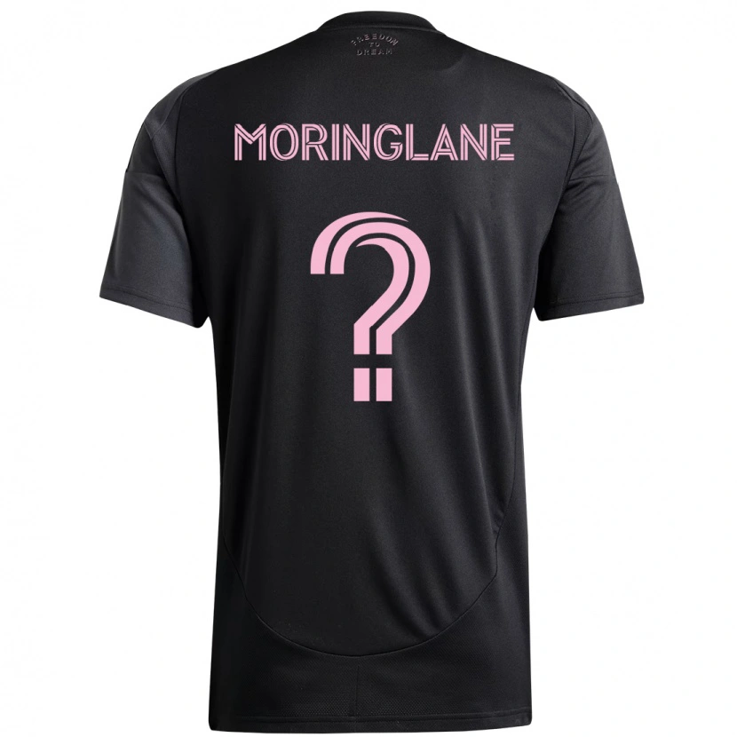 Danxen Niño Camiseta Luis Moringlane #0 Rosa Negro 2ª Equipación 2025/26 La Camisa México