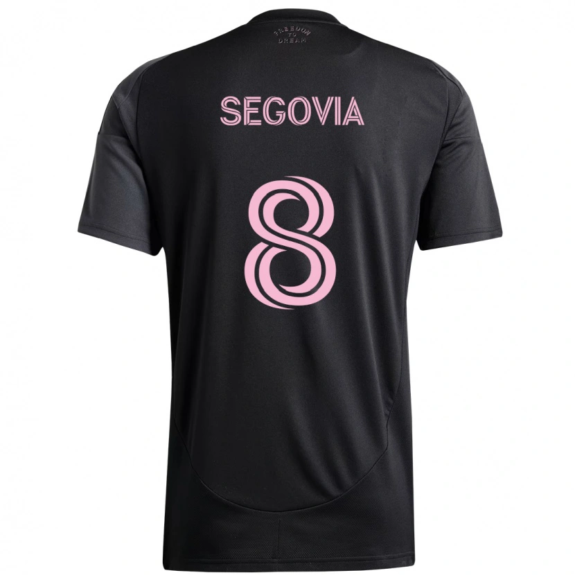 Danxen Niño Camiseta Telasco Segovia #8 Rosa Negro 2ª Equipación 2025/26 La Camisa México
