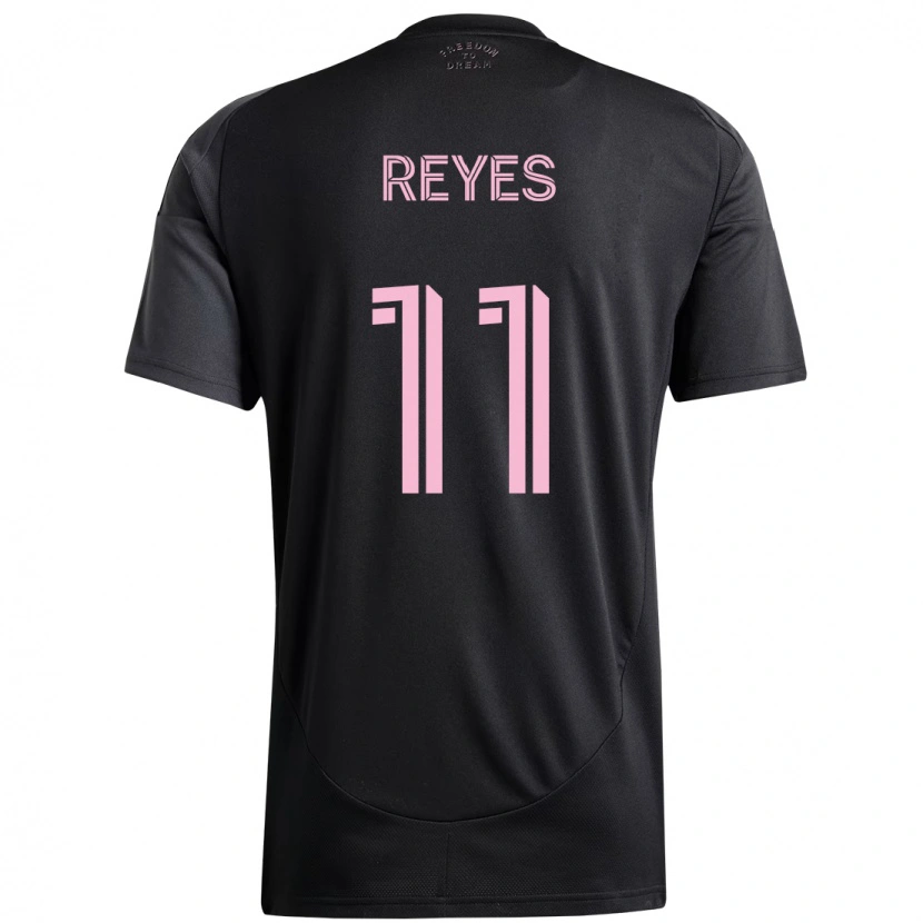 Danxen Niño Camiseta Dairon Reyes #11 Rosa Negro 2ª Equipación 2025/26 La Camisa México