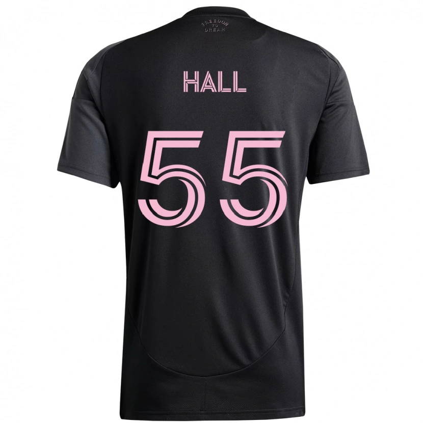 Danxen Niño Camiseta Tyler Hall #55 Rosa Negro 2ª Equipación 2025/26 La Camisa México