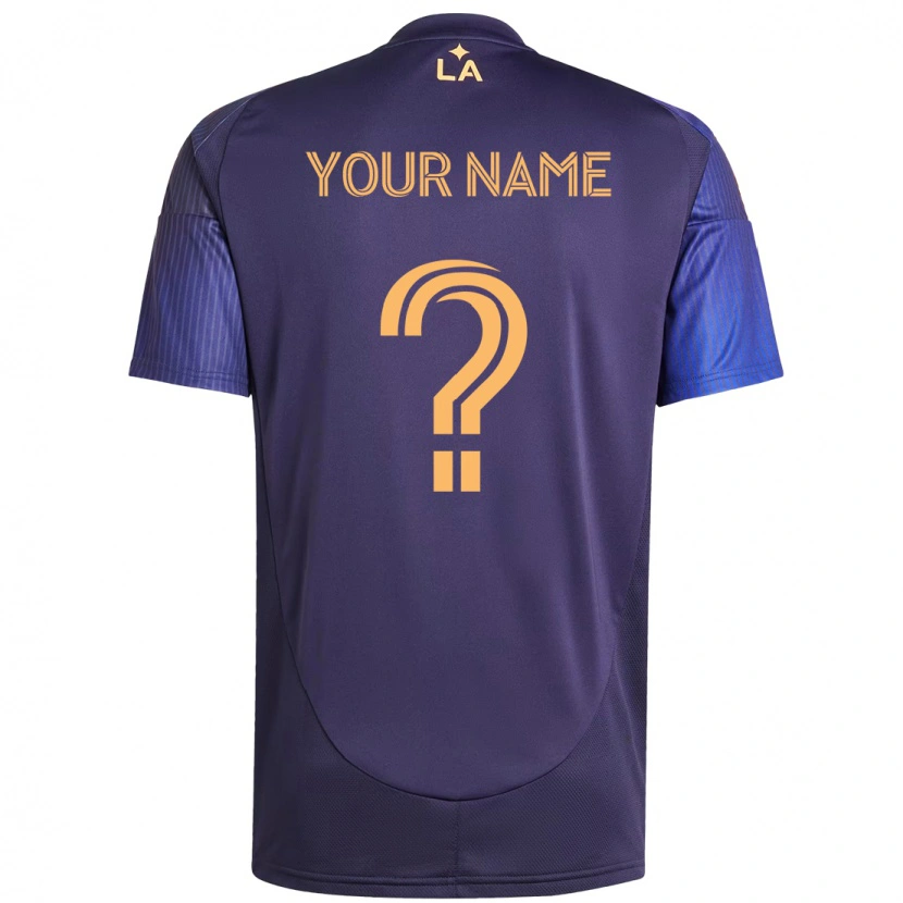 Danxen Niño Camiseta Su Nombre #0 Blanco Amarillo 2ª Equipación 2025/26 La Camisa México