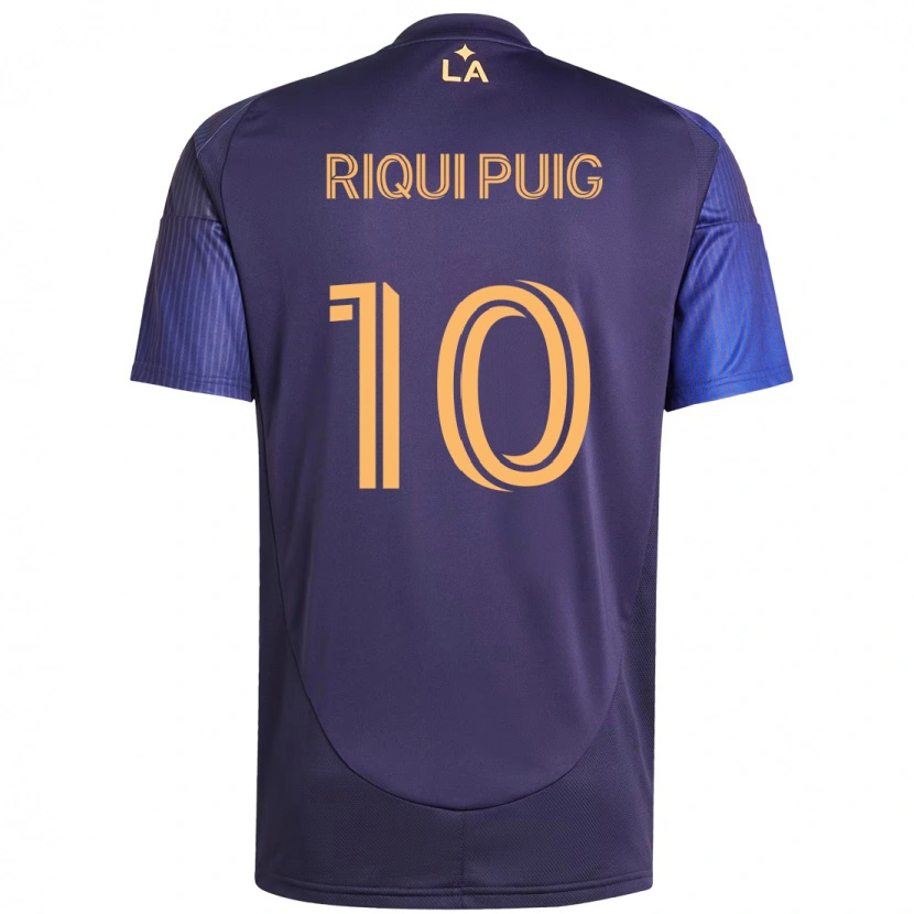 Danxen Niño Camiseta Riqui Puig #10 Blanco Amarillo 2ª Equipación 2025/26 La Camisa México