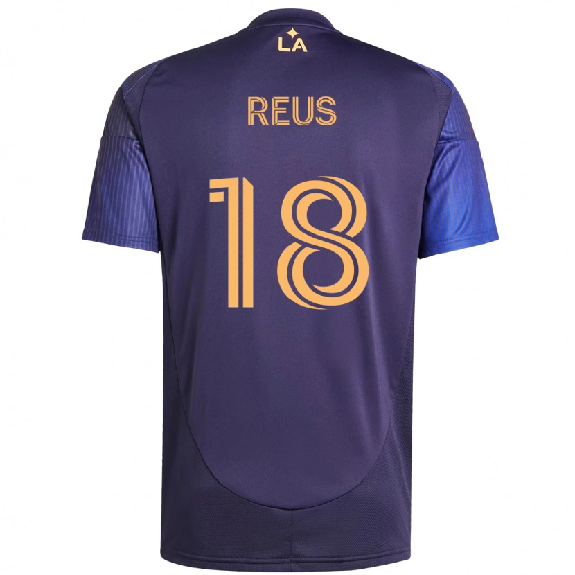 Danxen Niño Camiseta Marco Reus #18 Blanco Amarillo 2ª Equipación 2025/26 La Camisa México