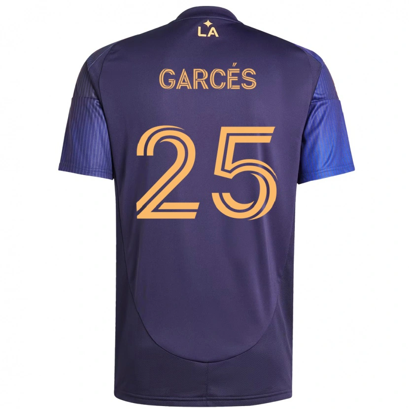Danxen Niño Camiseta Carlos Garcés #25 Blanco Amarillo 2ª Equipación 2025/26 La Camisa México