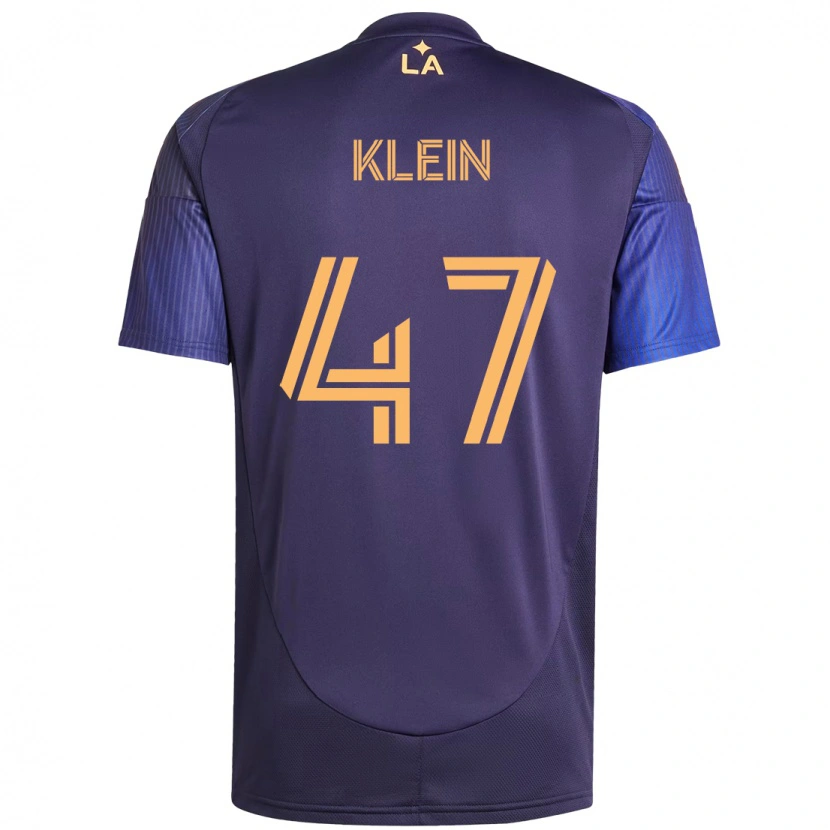 Danxen Niño Camiseta Carson Klein #47 Blanco Amarillo 2ª Equipación 2025/26 La Camisa México