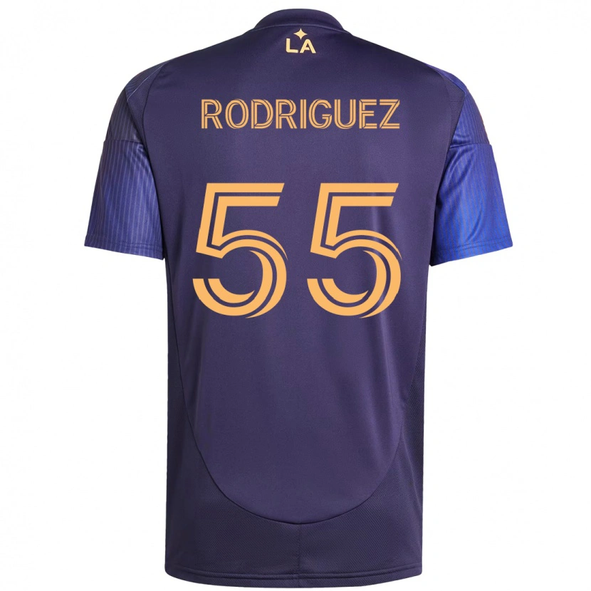 Danxen Niño Camiseta Diego Rodriguez #55 Blanco Amarillo 2ª Equipación 2025/26 La Camisa México