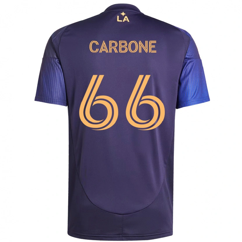Danxen Niño Camiseta Matteo Carbone #66 Blanco Amarillo 2ª Equipación 2025/26 La Camisa México