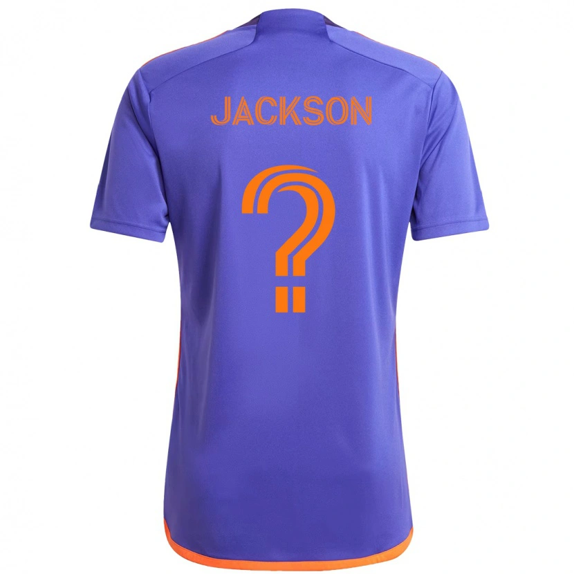 Danxen Niño Camiseta Parker Jackson #0 Naranja Blanco 2ª Equipación 2025/26 La Camisa México