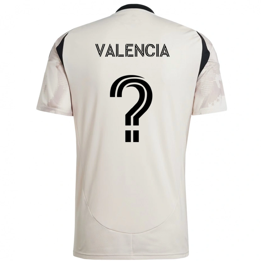 Danxen Niño Camiseta Omar Valencia #0 Rojo Negro 2ª Equipación 2025/26 La Camisa México