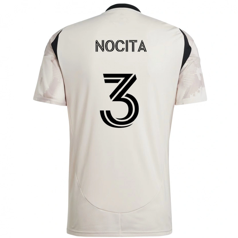 Danxen Niño Camiseta Matthew Nocita #3 Rojo Negro 2ª Equipación 2025/26 La Camisa México