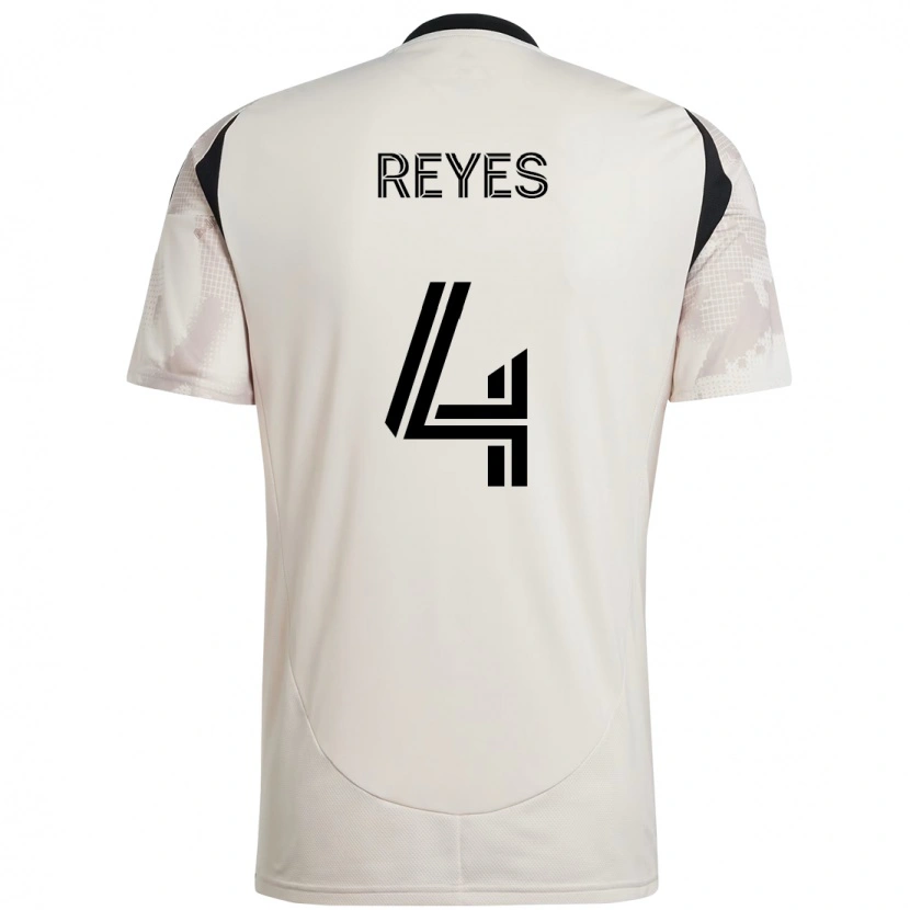 Danxen Niño Camiseta Andrés Reyes #4 Rojo Negro 2ª Equipación 2025/26 La Camisa México