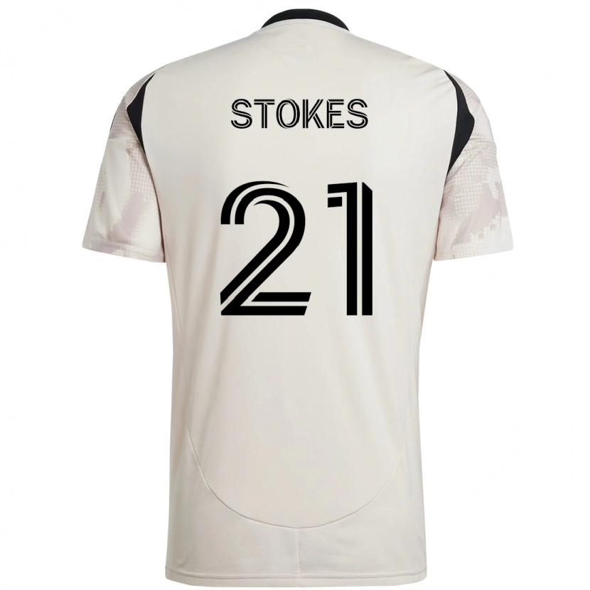 Danxen Niño Camiseta Aidan Stokes #21 Rojo Negro 2ª Equipación 2025/26 La Camisa México