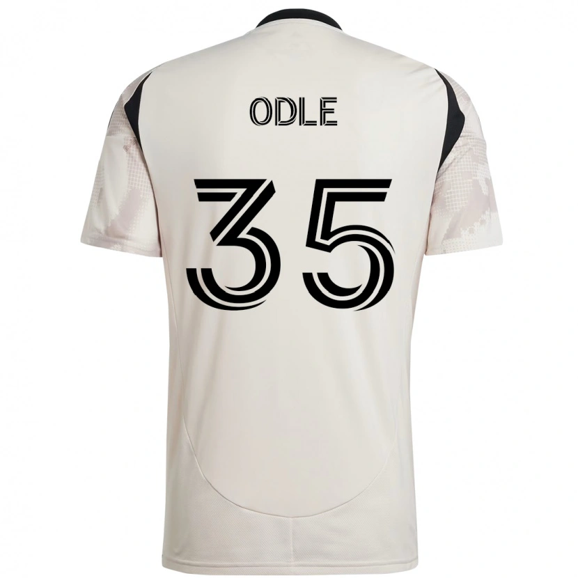 Danxen Niño Camiseta Dallas Odle #35 Beige Negro 2ª Equipación 2025/26 La Camisa México