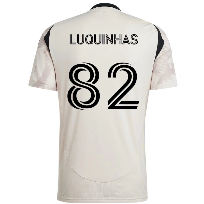 Danxen Niño Camiseta Luquinhas #82 Rojo Negro 2ª Equipación 2025/26 La Camisa México