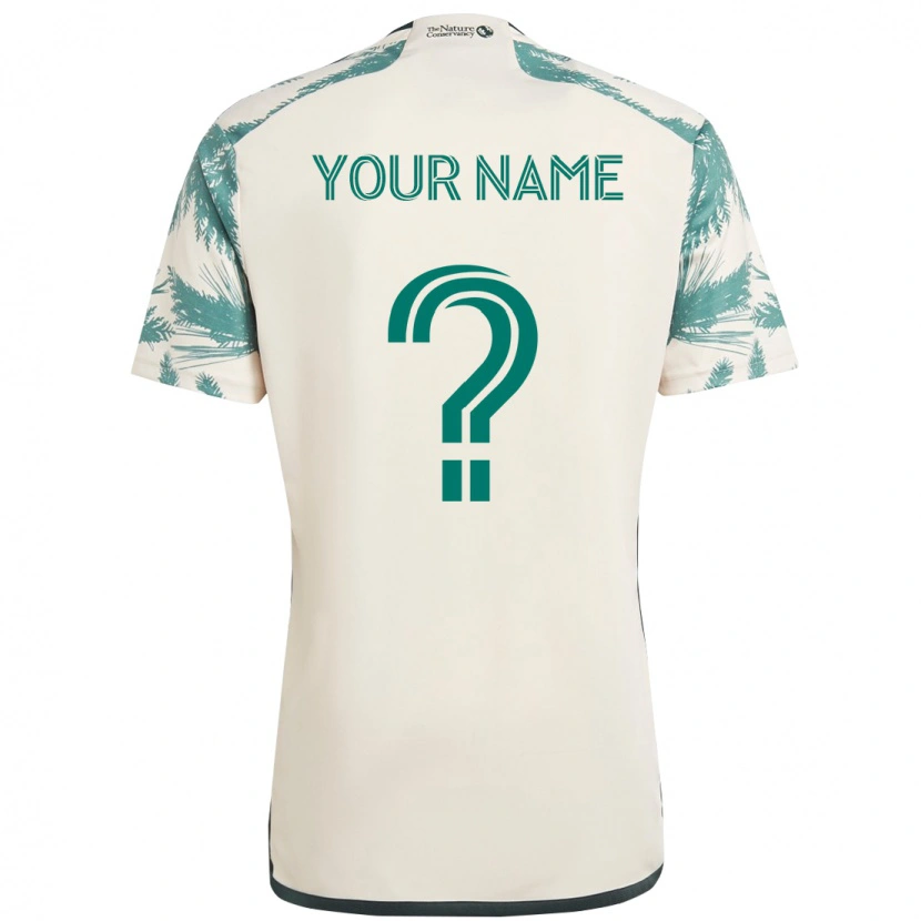 Danxen Niño Camiseta Su Nombre #0 Negro Marrón 2ª Equipación 2025/26 La Camisa México