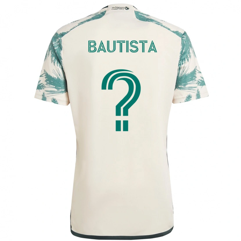 Danxen Niño Camiseta Ricardo Bautista #0 Negro Marrón 2ª Equipación 2025/26 La Camisa México