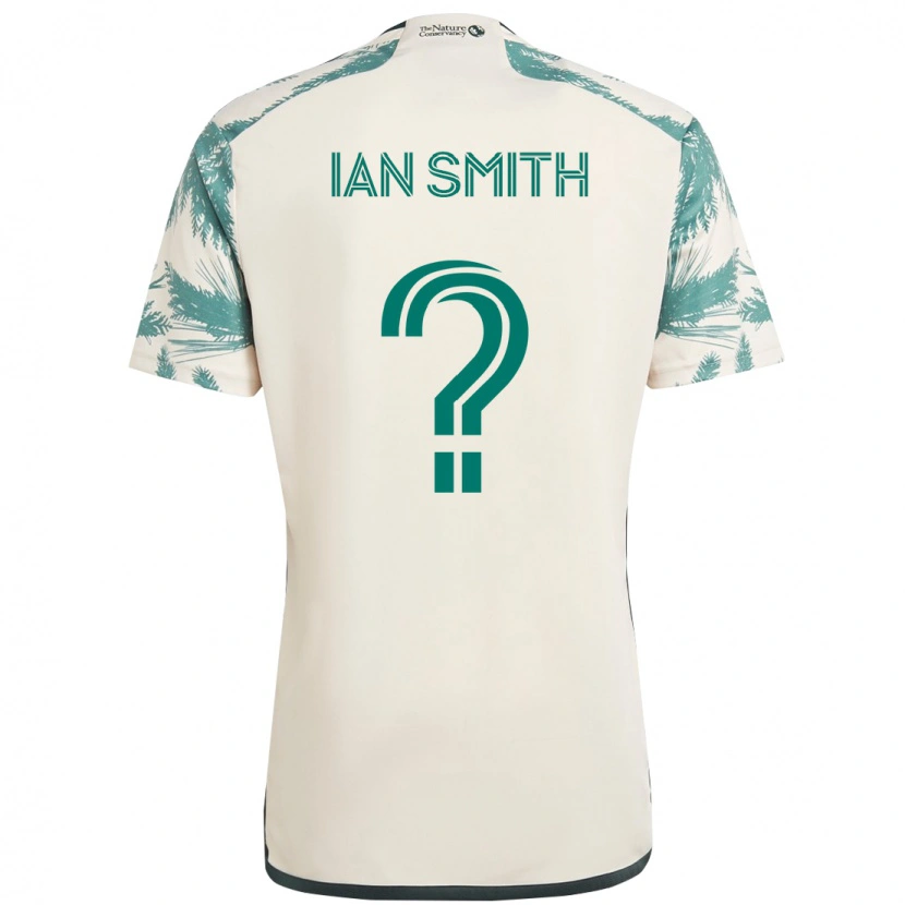 Danxen Niño Camiseta Ian Smith #0 Negro Marrón 2ª Equipación 2025/26 La Camisa México