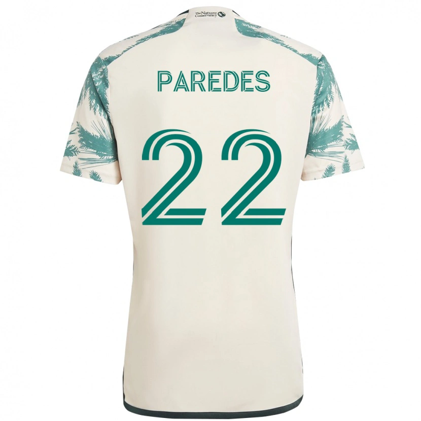 Danxen Niño Camiseta Cristhian Paredes #22 Negro Marrón 2ª Equipación 2025/26 La Camisa México