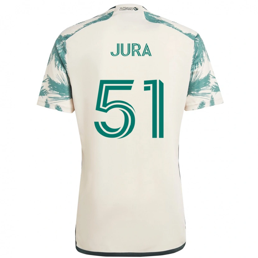Danxen Niño Camiseta Sawyer Jura #51 Negro Marrón 2ª Equipación 2025/26 La Camisa México