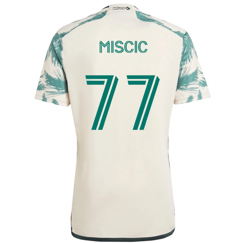Danxen Niño Camiseta Selmir Miscic #77 Negro Marrón 2ª Equipación 2025/26 La Camisa México