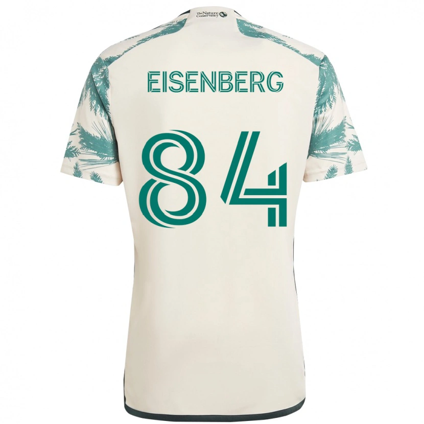 Danxen Niño Camiseta Max Eisenberg #84 Negro Marrón 2ª Equipación 2025/26 La Camisa México