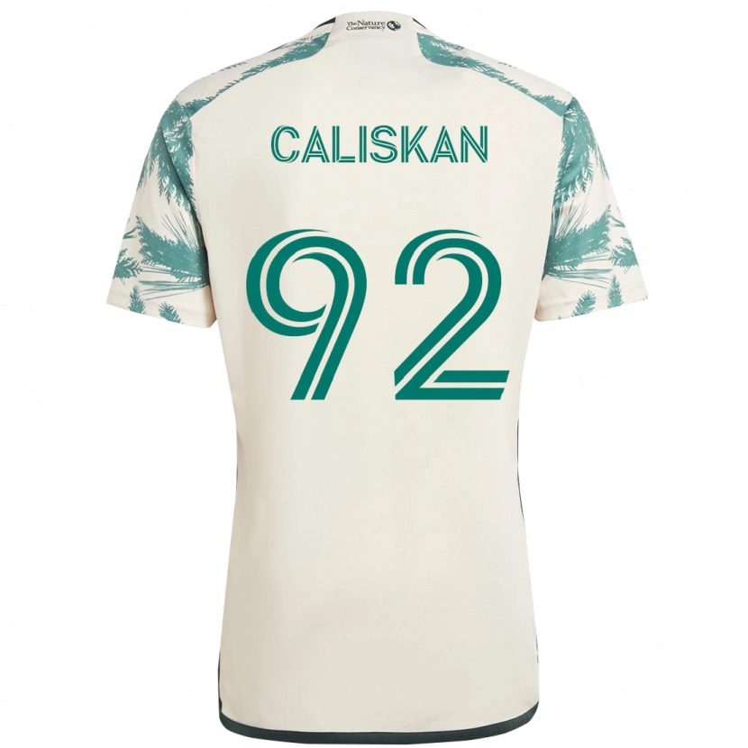 Danxen Niño Camiseta Noel Caliskan #92 Negro Marrón 2ª Equipación 2025/26 La Camisa México