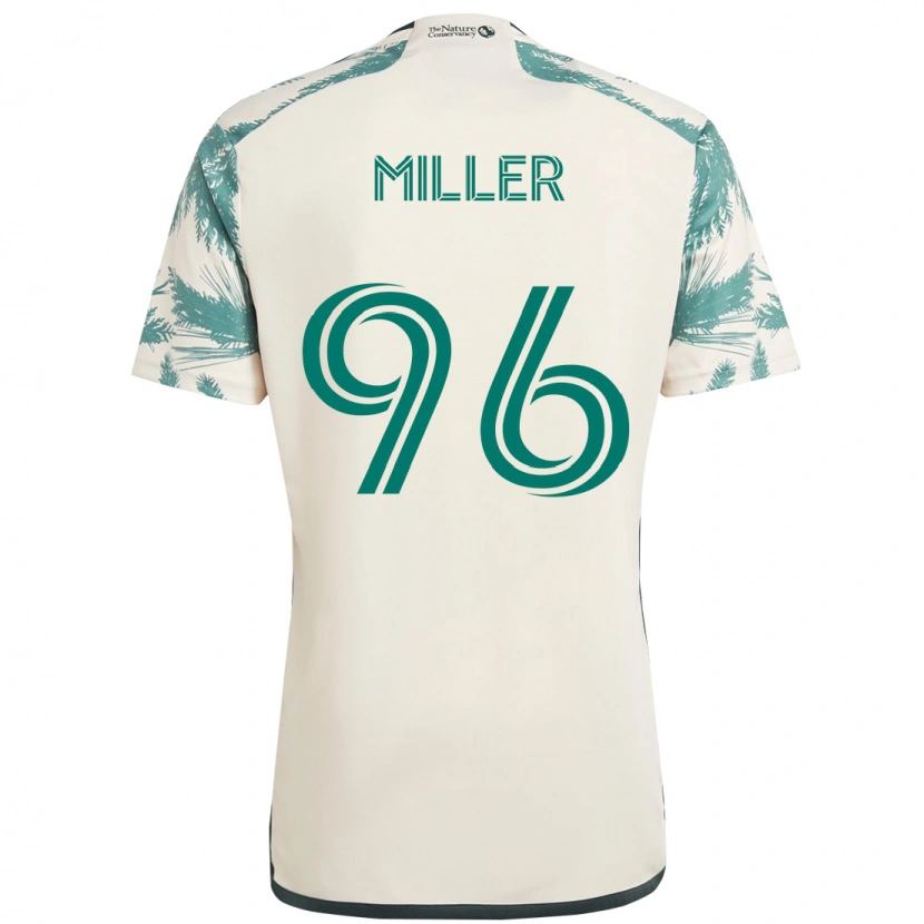 Danxen Niño Camiseta Carver Miller #96 Negro Marrón 2ª Equipación 2025/26 La Camisa México