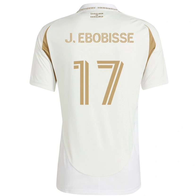 Danxen Niño Camiseta Jeremy Ebobisse #17 Negro Marrón 2ª Equipación 2025/26 La Camisa México