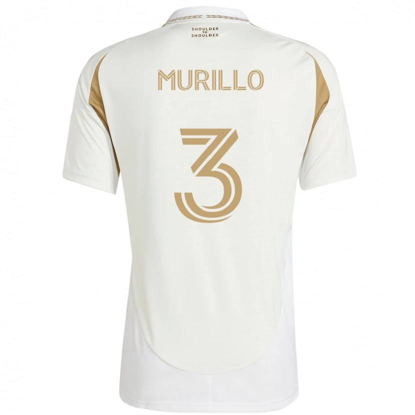 Danxen Niño Camiseta Jesús Murillo #3 Negro Marrón 2ª Equipación 2025/26 La Camisa México