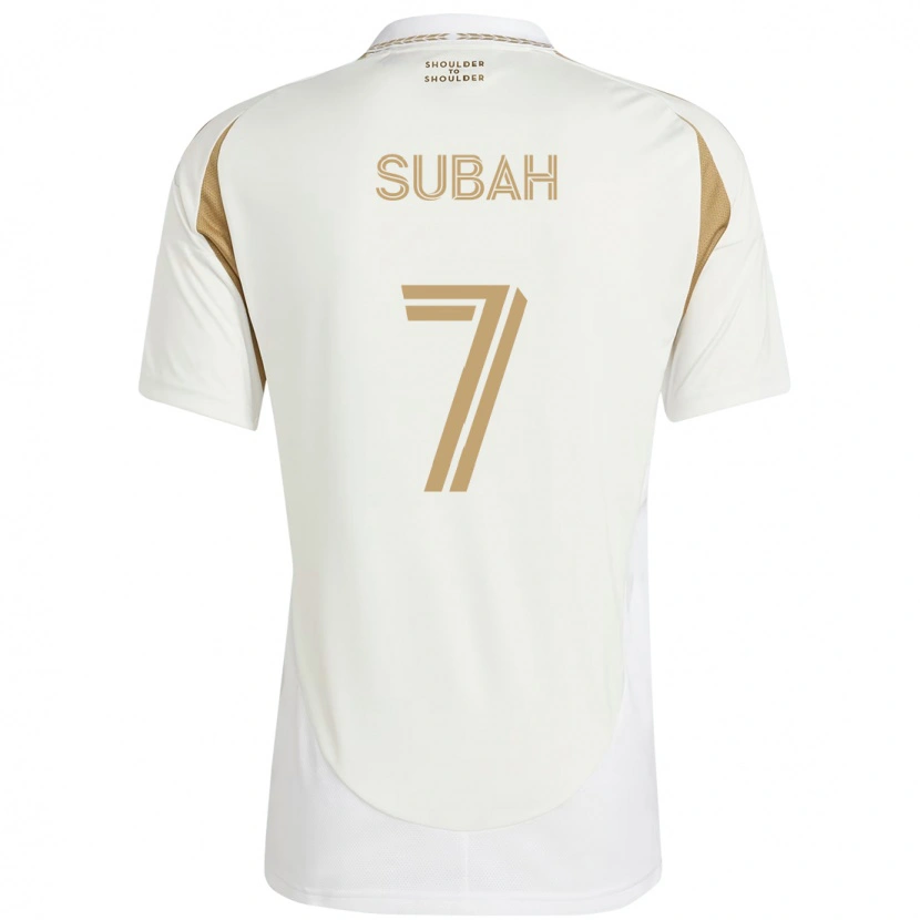 Danxen Niño Camiseta Yekeson Subah #7 Negro Marrón 2ª Equipación 2025/26 La Camisa México