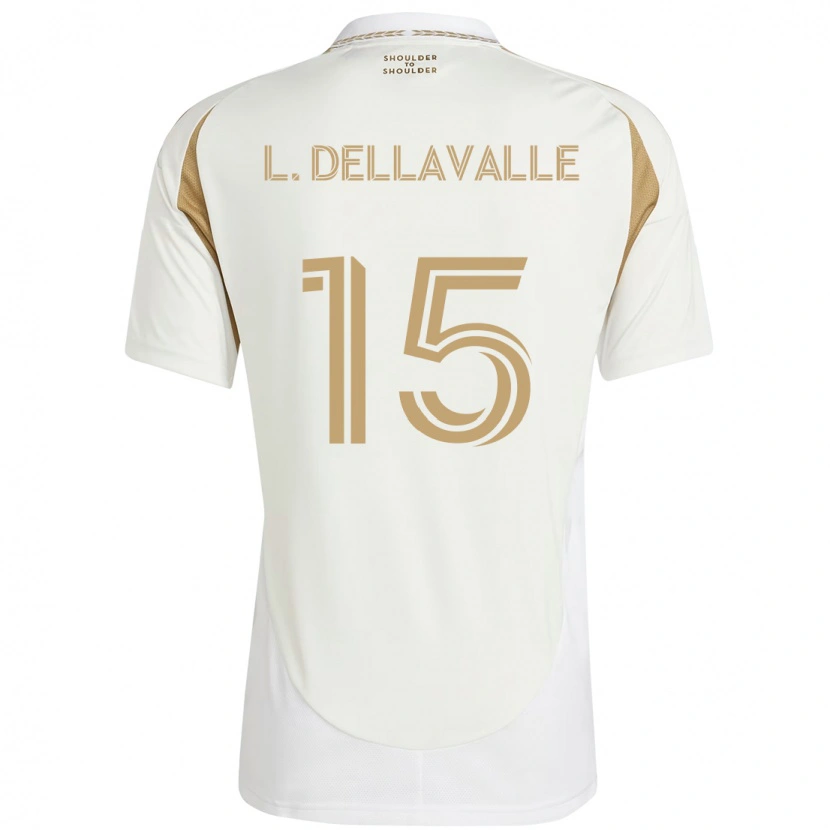 Danxen Niño Camiseta Lorenzo Dellavalle #15 Negro Marrón 2ª Equipación 2025/26 La Camisa México