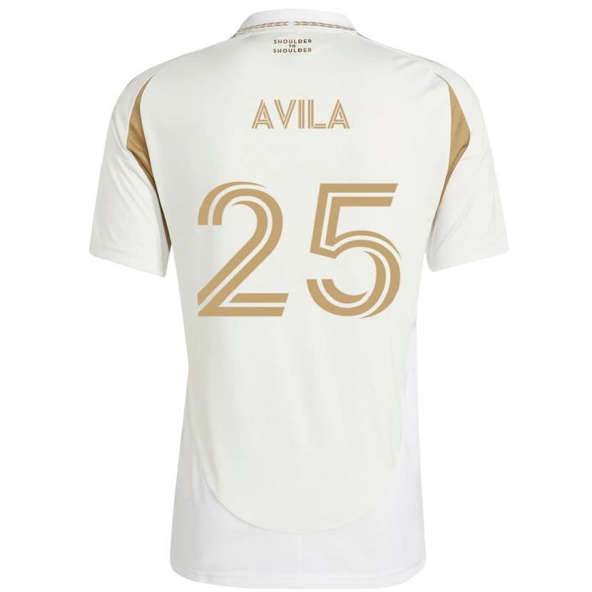 Danxen Niño Camiseta Armando Avila #25 Negro Marrón 2ª Equipación 2025/26 La Camisa México