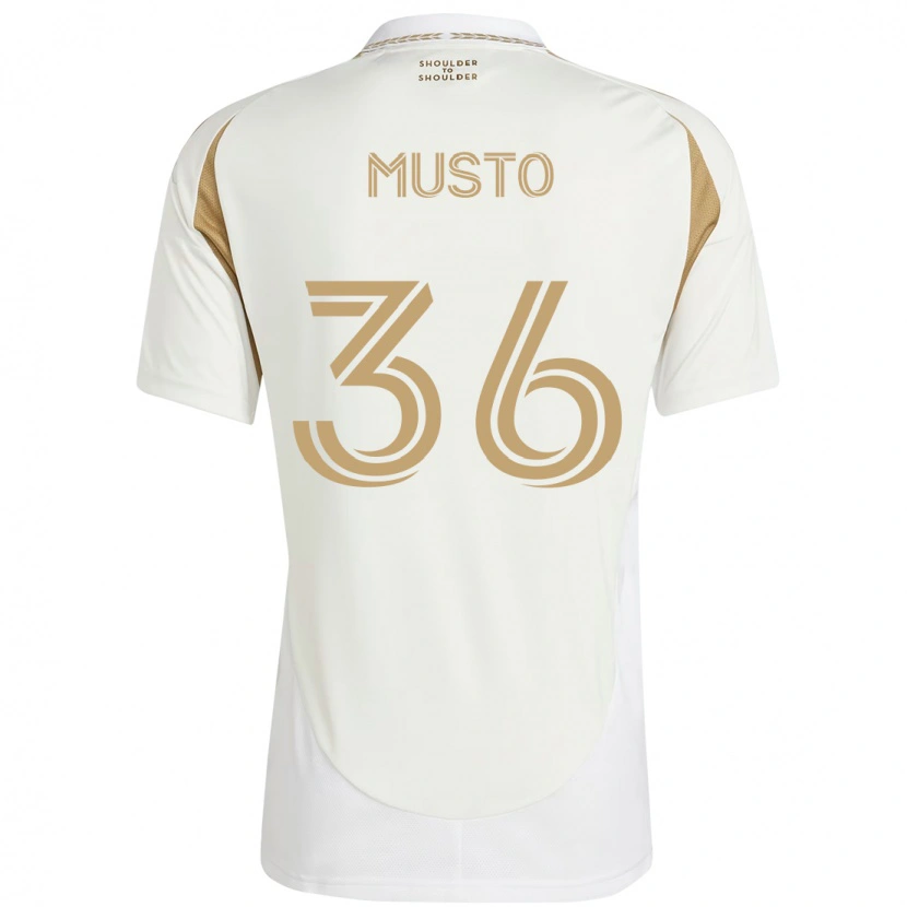 Danxen Niño Camiseta Tommy Musto #36 Negro Marrón 2ª Equipación 2025/26 La Camisa México