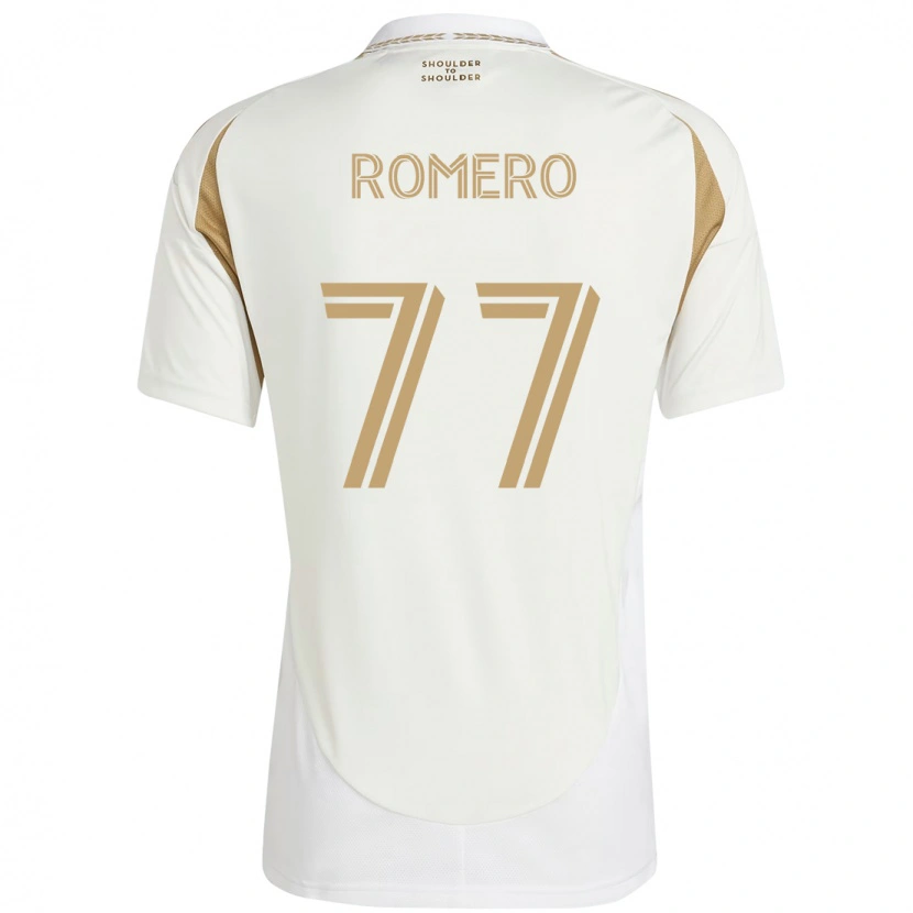 Danxen Niño Camiseta Alexander Romero #77 Negro Marrón 2ª Equipación 2025/26 La Camisa México
