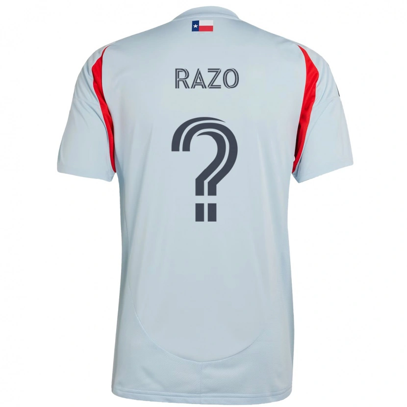 Danxen Niño Camiseta Edgar Razo #0 Rojo Azul Marino 2ª Equipación 2025/26 La Camisa México