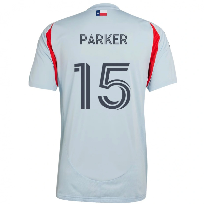 Danxen Niño Camiseta Isaiah Parker #15 Rojo Azul Marino 2ª Equipación 2025/26 La Camisa México