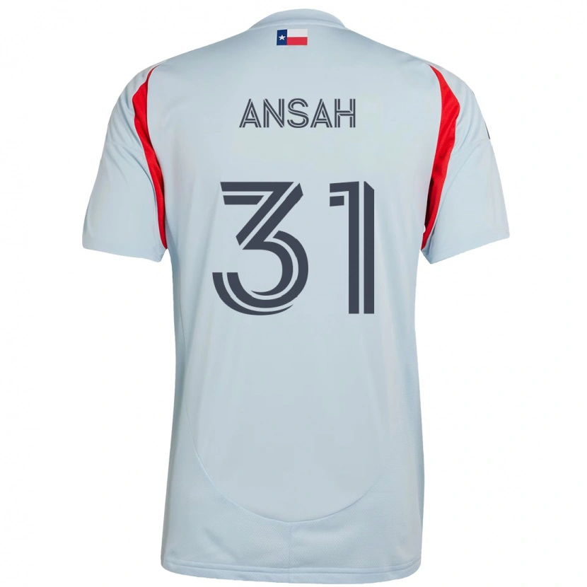 Danxen Niño Camiseta Eugene Ansah #31 Rojo Azul Marino 2ª Equipación 2025/26 La Camisa México