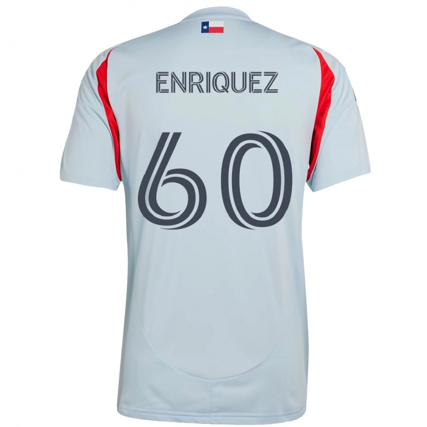 Danxen Niño Camiseta Fabian Enriquez #60 Rojo Azul Marino 2ª Equipación 2025/26 La Camisa México