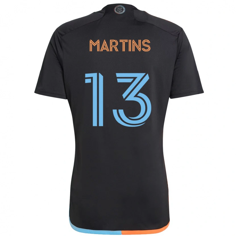 Danxen Niño Camiseta Thiago Martins #13 Azul Claro 2ª Equipación 2025/26 La Camisa México