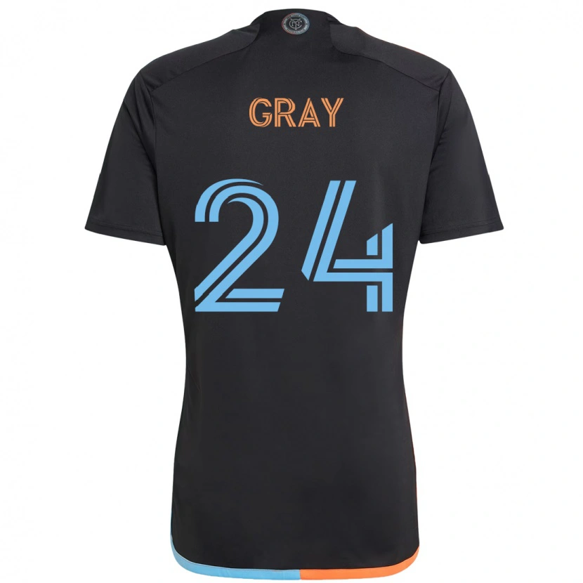Danxen Niño Camiseta Tayvon Gray #24 Azul Claro 2ª Equipación 2025/26 La Camisa México