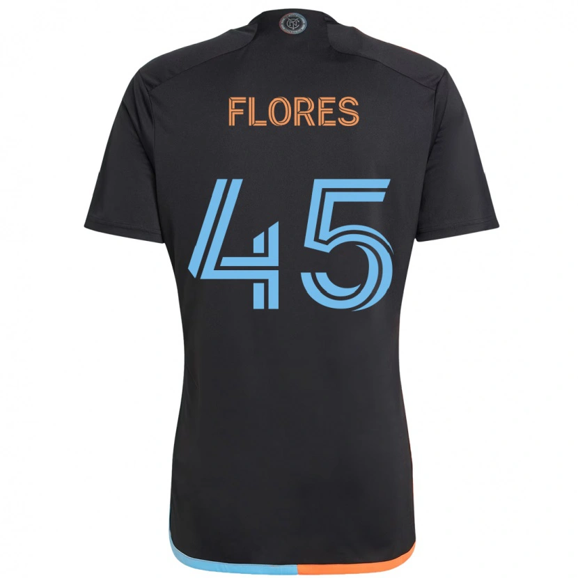 Danxen Niño Camiseta Brian Flores #45 Azul Claro 2ª Equipación 2025/26 La Camisa México