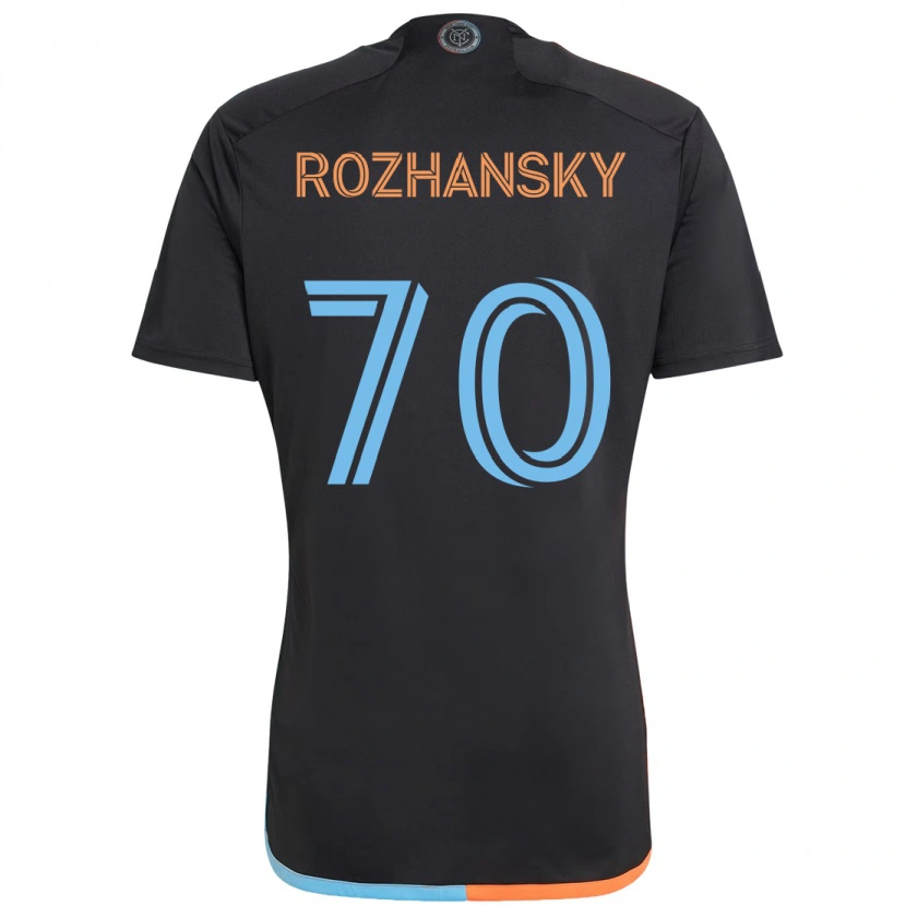 Danxen Niño Camiseta Jake Rozhansky #70 Azul Claro 2ª Equipación 2025/26 La Camisa México