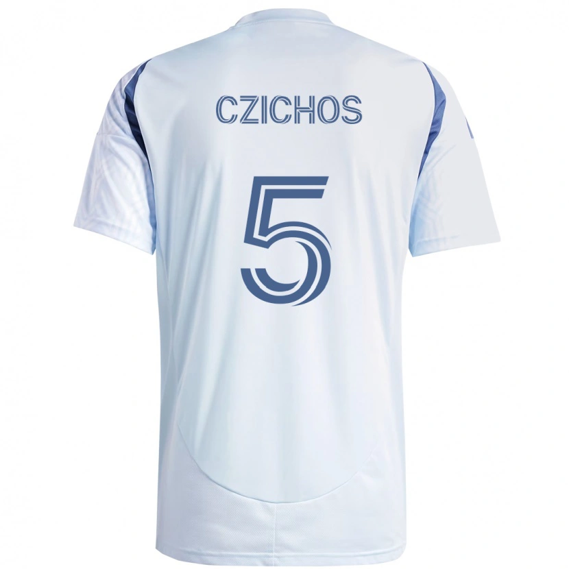 Danxen Niño Camiseta Rafael Czichos #5 Rojo Blanco 2ª Equipación 2025/26 La Camisa México