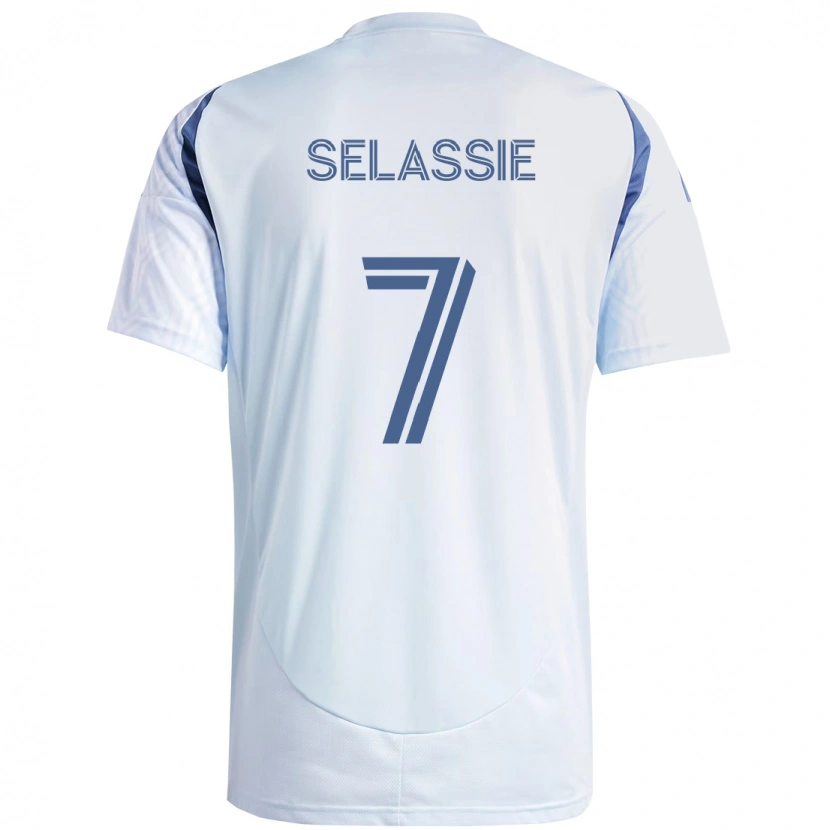 Danxen Niño Camiseta Maren Haile-Selassie #7 Rojo Blanco 2ª Equipación 2025/26 La Camisa México