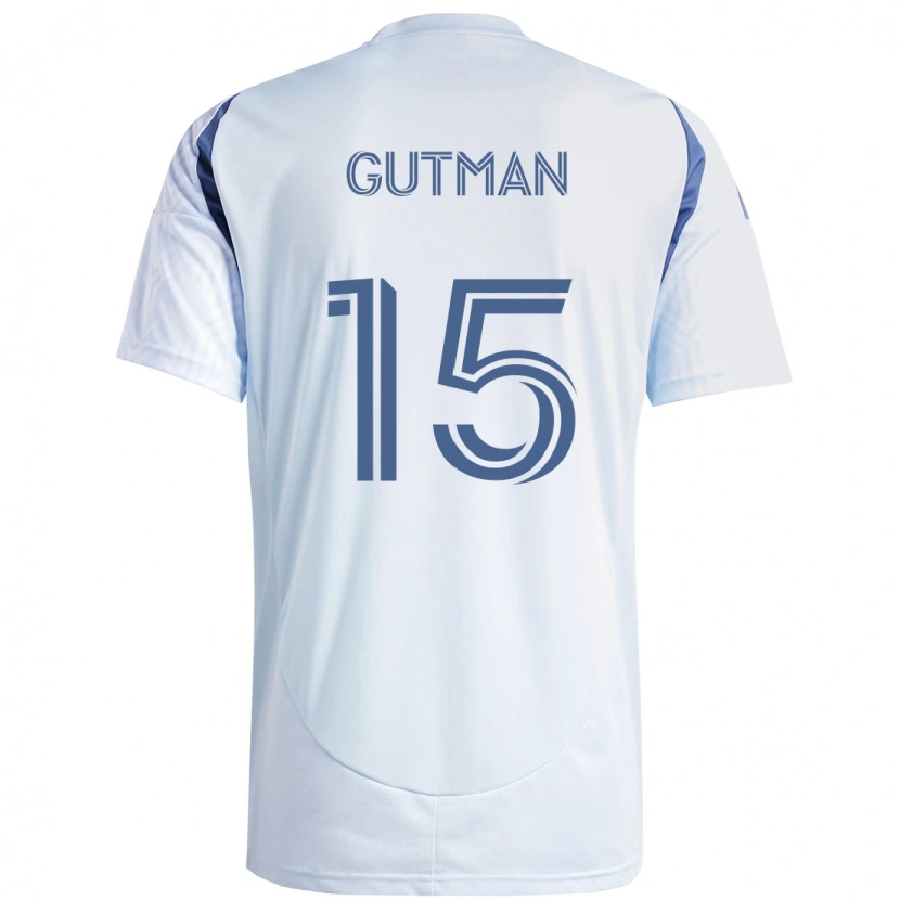 Danxen Niño Camiseta Andrew Gutman #15 Rojo Blanco 2ª Equipación 2025/26 La Camisa México